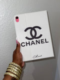 WHITE CC IPAD CASE