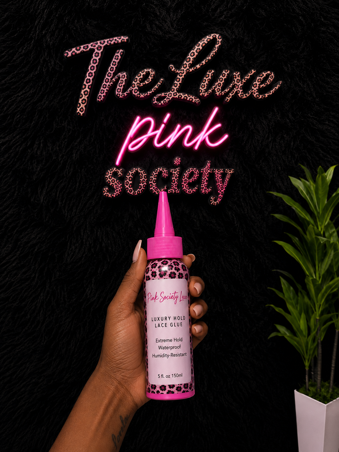 Pink society lace (lace glue)