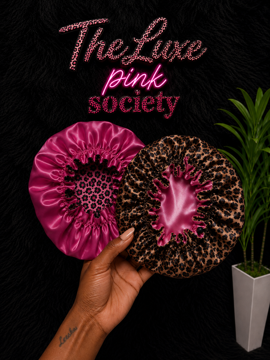 Pink society bonnets